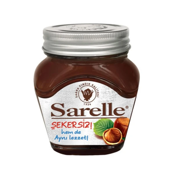 Sarelle Şeker İlavesiz Kakaolu Fındık Ezmesi 350 G ürün görseli 1