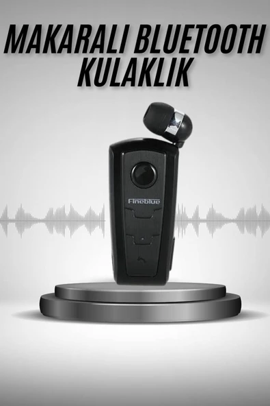 Makaralı Bluetooth Kulakiçi Yaka Kulaklığı Kablosuz Kulaklık ürün görseli 1