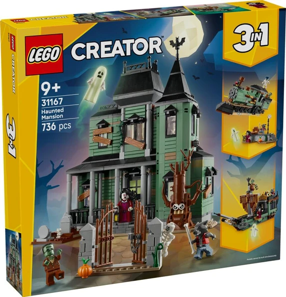 LEGO Creator 31167 Haunted Mansion ürün görseli 1