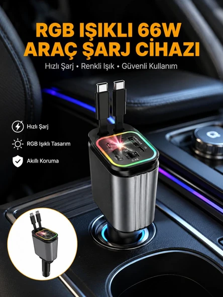 Kia, Seat, Mazda, Mitsubishi Araçlar için Çok Fonksiyonlu Araç Şarj Adaptörü ürün görseli 1