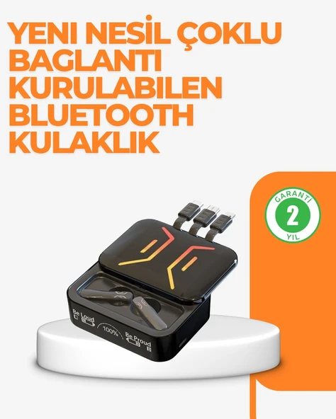 Type-C Girişli Bluetooth Kulaklık – Uzun Bekleme Süresi ürün görseli 1