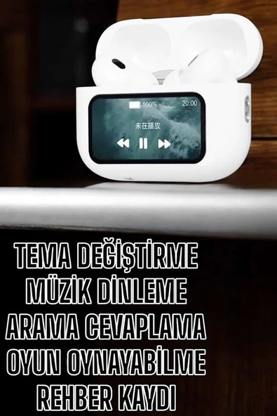 Kablosuz Yeni Nesil Bluetooth Bağlantılı Dokunmatik Ekranlı Kulak İçi Pro ürün görseli 1
