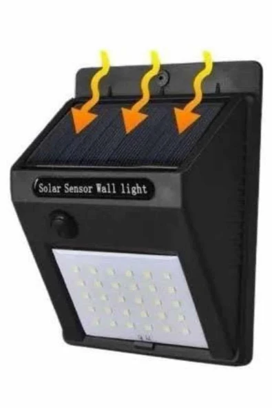 Solar Dekoratif Lambası Sensörlü Led Işık Bahçe Aydınlatma - Resim 5