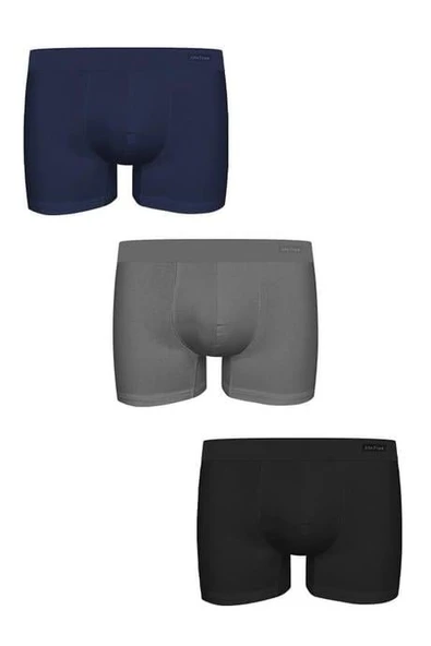 JOHN FRANK ÜÇLÜ NATURAL HIDDEN MODAL BOXER White White XXL ürün görseli 1