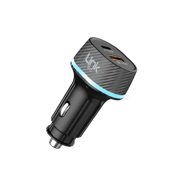 LinkTech C433 55W Dual PD30W + QC25W Araç Şarj Adaptörü ürün görseli 1