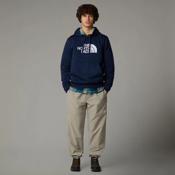 M DREW PEAK REGULAR HOODIE Navy Navy L - Resim 3