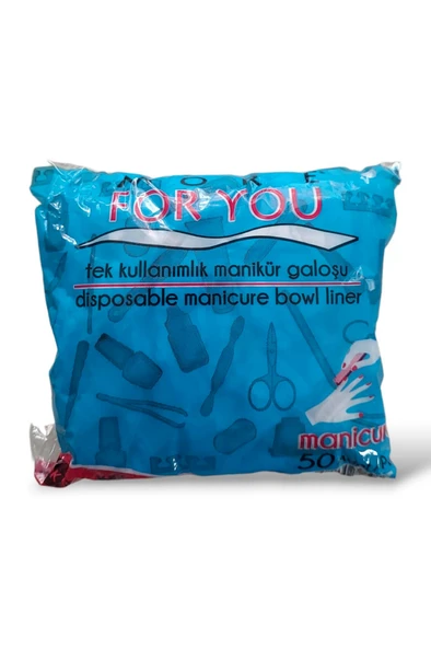 More For You Tek Kullanımlık Manikür Galoşu 50'li Paket ürün görseli 1