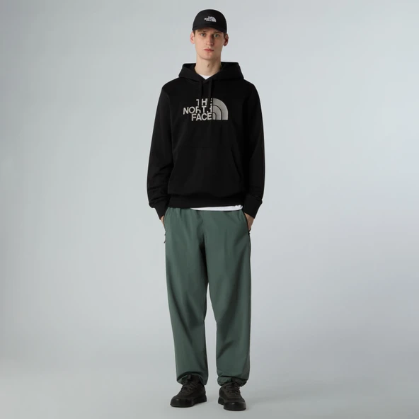 M DREW PEAK REGULAR HOODIE Black Black XS - Resim 3