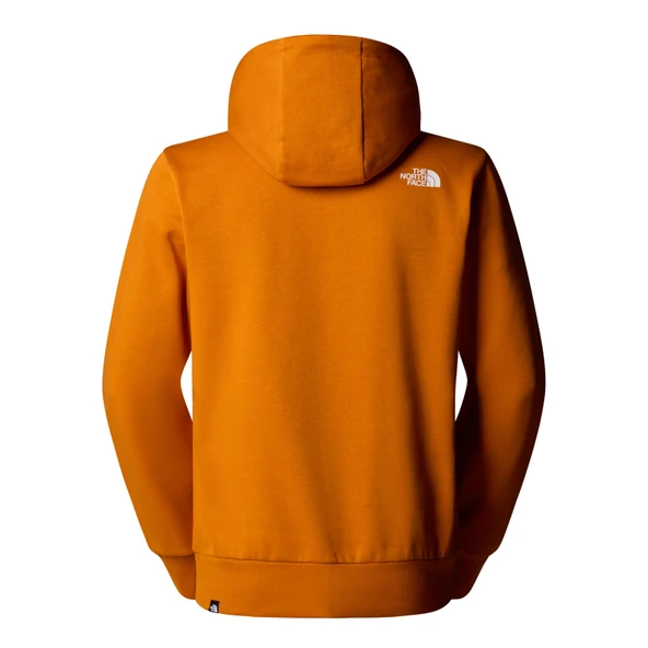 M SIMPLE DOME REGULAR HOODIE ORANGE ORANGE L - Resim 2