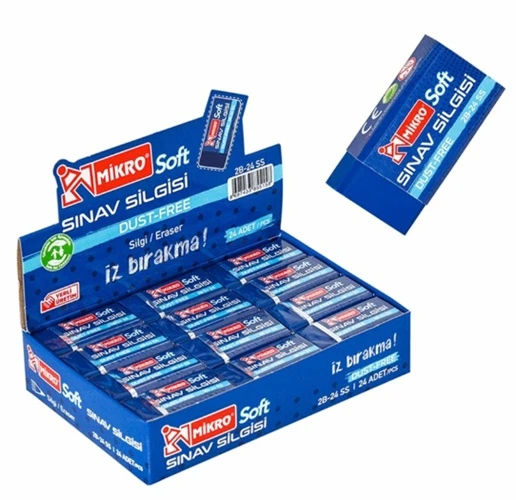 Mikro Soft Sınav Silgisi Büyük Kaliteli - 4 adet ürün görseli 1