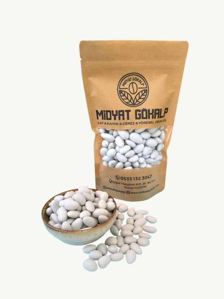 MİDYATGÖKALP MARDİN YÖRESEL BADEM ŞEKERİ BEYAZ 1000 GR ürün görseli 1