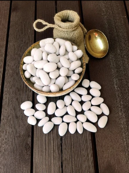 MİDYATGÖKALP MARDİN YÖRESEL BADEM ŞEKERİ BEYAZ 500 GR ürün görseli 1