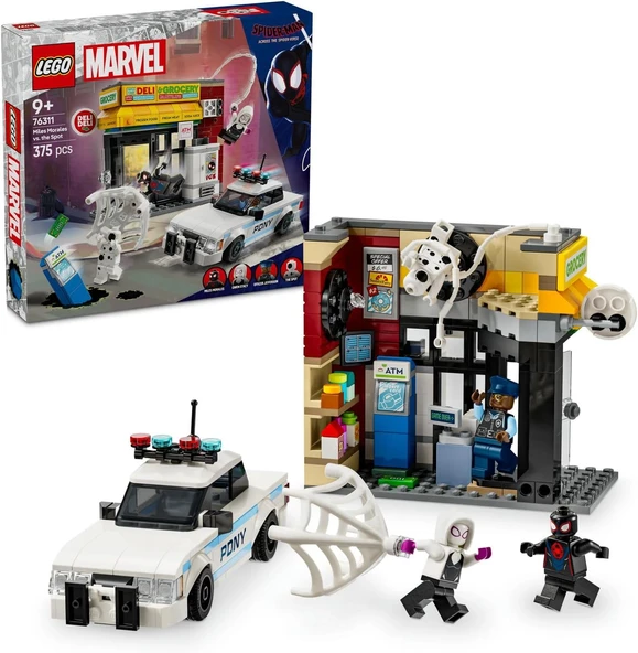 LEGO Marvel Spider-Verse: Miles Morales, Spot'a Karşı 76311-9 Yaş ve Üzeri Çocuklar için Süper Kahraman Figürü İçeren Oy ürün görseli 1