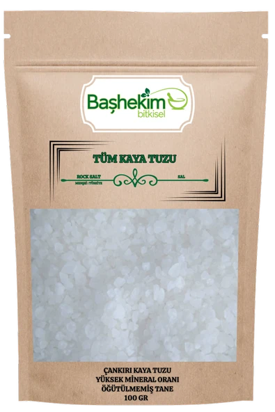 Kaya Tuzu Tane Çankırı Kaya Tuzu Yüksek Mineral Oranı Öğütülmemiş 100 Gr ürün görseli 1