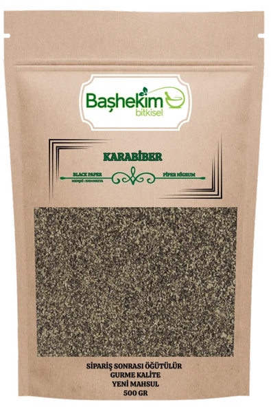 Karabiber Öğütülmüş Toz Sipariş Sonrası Öğütülür Gurme Kalite Yeni Mahsul 500 Gr ürün görseli 1