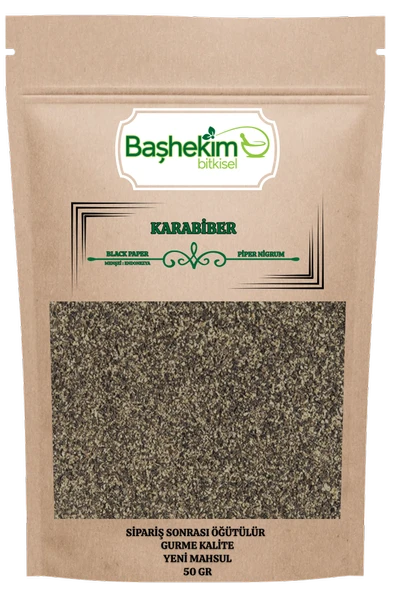 Karabiber Öğütülmüş Toz Sipariş Sonrası Öğütülür Gurme Kalite Yeni Mahsul 50 Gr ürün görseli 1