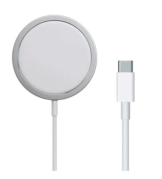 W1 Magsafe Uyumlu Kablosuz Type-c Şarj Cihazı 15w Hızlı Şarj Yeni Nesil Kablosuz Şarj Alet ürün görseli 1