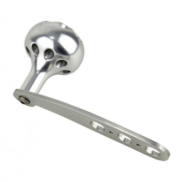 Accurate Reel Handle H-60 Silver Knob - Resim 3