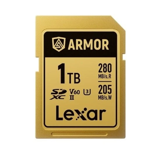 LEXAR 1TB LSDAMGL001T-RNNNG PRO ARMOR GOLD 280MBS READ / 210MBS WRİTE SD KART ürün görseli 1