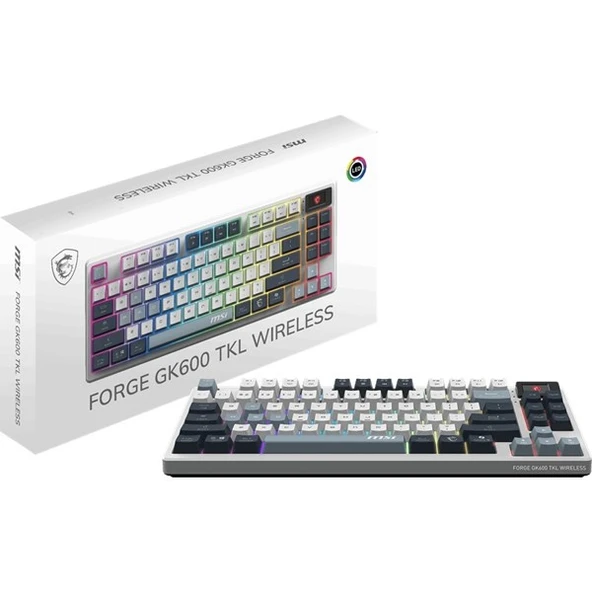 MSI FORGE GK600 TKL MEKANİK GAMING KLAVYE ürün görseli 1