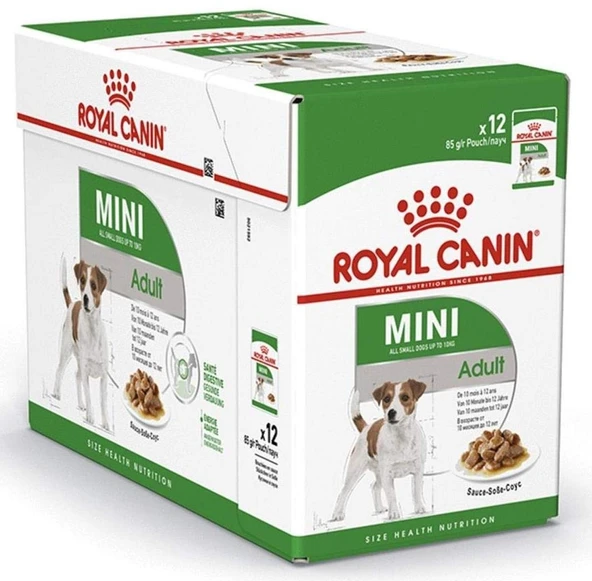 Royal Canin Mini Adult Küçük Irk Pouch Köpek Konservesi 85 Gr.X12 Adet ürün görseli 1