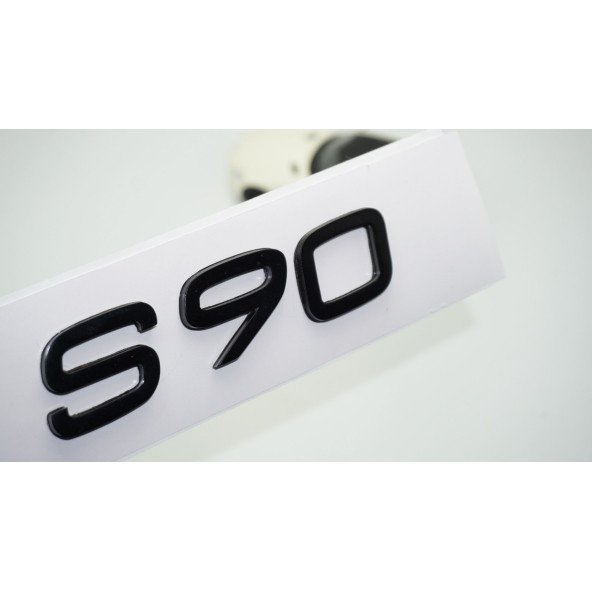 DK Tuning S90 Siyah ABS 3M 3D Bagaj Yazı Logo Volvo İle Uyumlu ürün görseli 1
