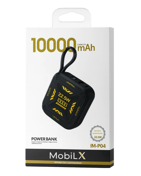10000 mAh 22.5W Hızlı Şarj Powerbank ürün görseli 1