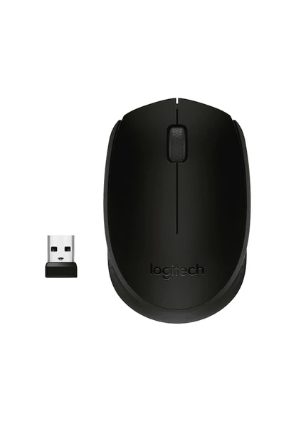 Logitech M171 910-004424 Siyah Optik Kablosuz Mouse ürün görseli 1