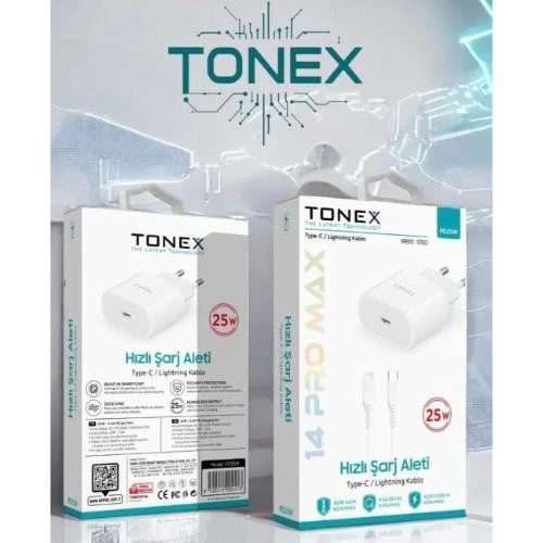 Tonex hızlı şarj 25 W TYPE C /typC yeni nesil ürün görseli 1