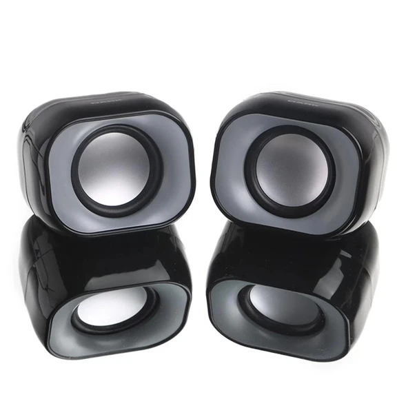 Dark SP2111 1+1 6W RMS Stereo Mini Taşınabilir Multimedya Siyah Hoparlör ürün görseli 1