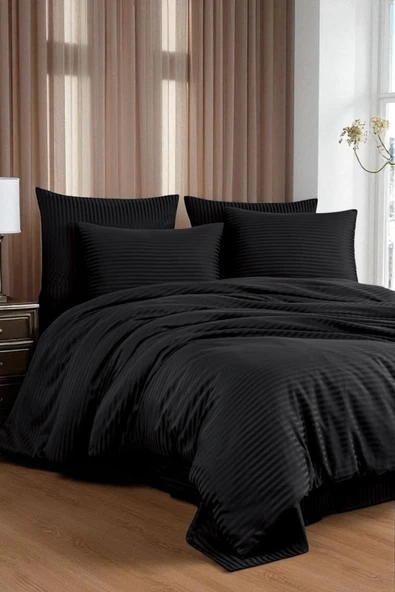 Cottonest SATEN NEVRESİM TAKIMI ÇİFT KİŞİLİK 200 X 220 PAMUKLU ürün görseli 1