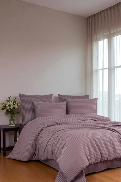 Cottonest SATEN NEVRESİM TAKIMI ÇİFT KİŞİLİK 200 X 220 PAMUKLU ürün görseli 1