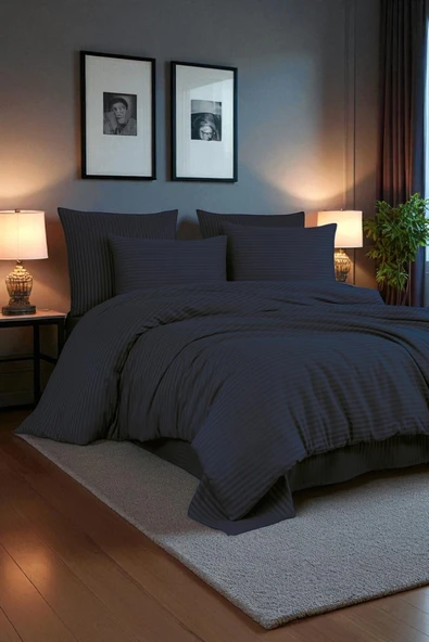 Cottonest SATEN NEVRESİM TAKIMI ÇİFT KİŞİLİK 200 X 220 PAMUKLU ürün görseli 1