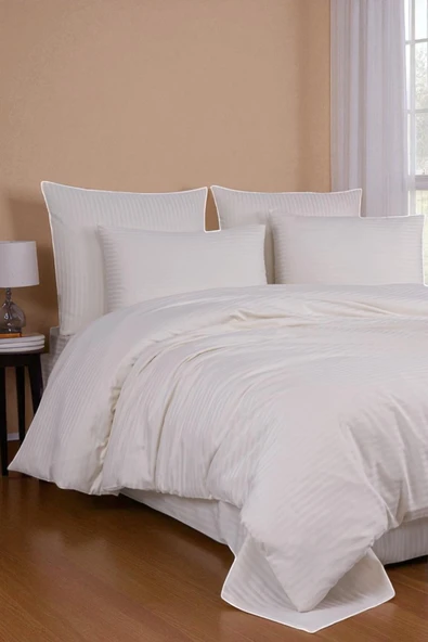 Cottonest SATEN NEVRESİM TAKIMI ÇİFT KİŞİLİK 200 X 220 PAMUKLU ürün görseli 1