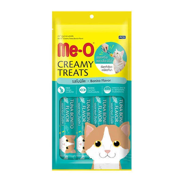 Me-O Creamy 3 Palamut Ton Balıklı Kedi Krema 4x15 Gr ürün görseli 1
