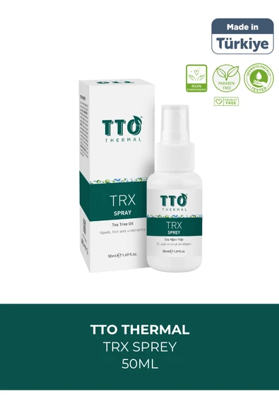 Tto Trx El,ayak, Koltuk Altı Terleme Önleyici Sprey 50 ml (çay Ağacı Yağı / Tea Tree Oil ) ürün görseli 1