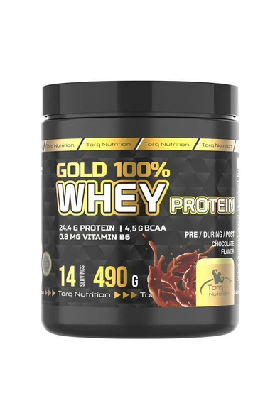 Torq Nutrition Gold %100 Whey Protein Tozu Çikolata 490 Gr - 14 Servis ürün görseli 1