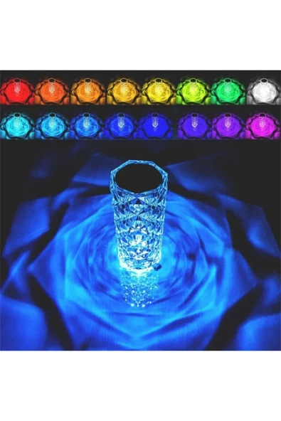 İB GLOBAL Kristal Led Dokunmatik Masa Lambası ürün görseli 1