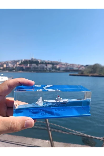 İB GLOBAL Mantar Tıpalı Şişe İçinde Batmayan Titanik Gemi ürün görseli 1