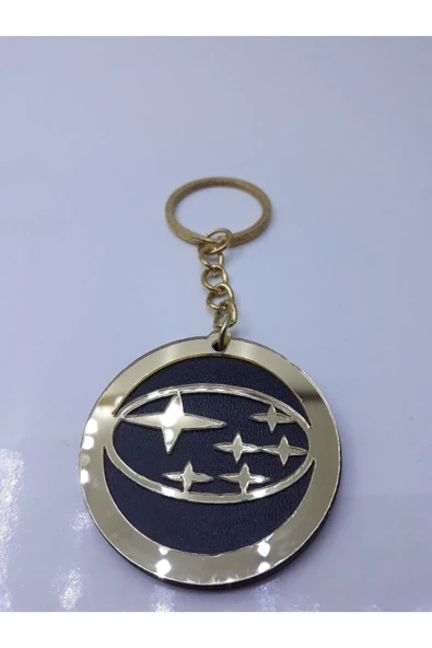 İB GLOBAL Subaru Gold Pleksi Anahtarlık ürün görseli 1