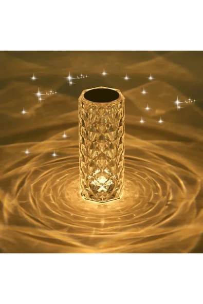 İB GLOBAL Kristal Led Dokunmatik Masa Lambası ürün görseli 1