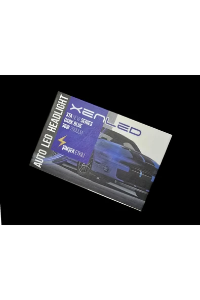 İB GLOBAL BUZ MAVİ H4 ŞİMŞEK ETKİLİ LED XENON ürün görseli 1