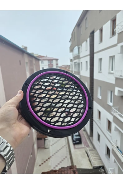 İB GLOBAL Hoparlör Kapağı Işıklı Yuvarlak 20 Cm 1 Adet ürün görseli 1