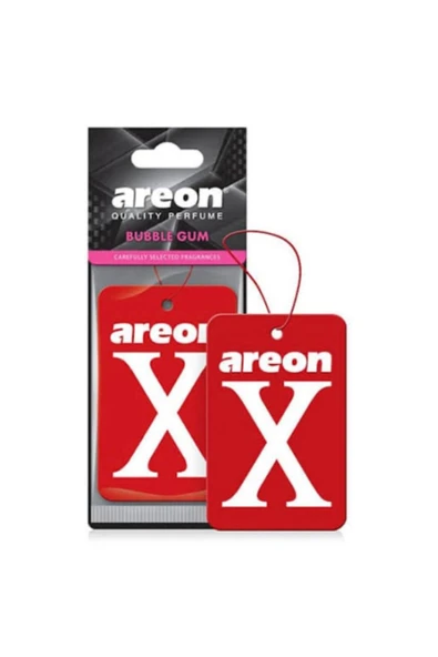 İB GLOBAL Areon X Bubble Gum Asma Kâğıt Koku Araba Kokusu 3’lü Set ürün görseli 1