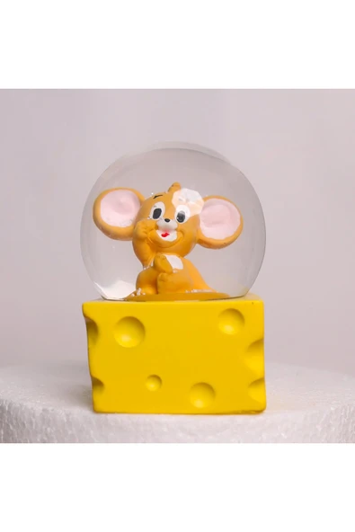 İB GLOBAL Tom ve Jerry  -Jerry Midi Boy Kar Küresi Işıklı ürün görseli 1