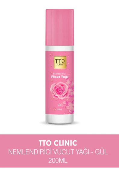 Tto Clinic Nemlendirici Vücut Yağı - Gül Kokulu Banyo Yağı 200ml ürün görseli 1