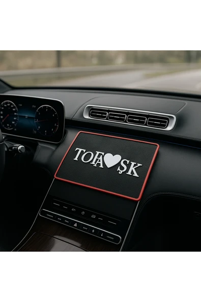 İB GLOBAL Tofaşk Kaymaz Torpido Pedi - Tofaşk Kaydırmaz Ped - Tofaşk Yazılı Ped ürün görseli 1