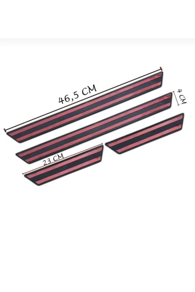 DUSTER TÜM MODELLER UYUMLU STYLE KAPI EŞİĞİ 4 PARÇA ABS PASLANMAZ ÇELİK - Resim 3