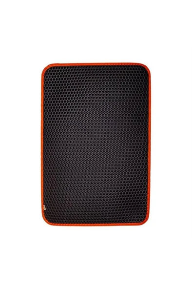 Cattie Kum Toplayıcı Fonksiyonel Kedi Paspası Altıgen Model L Boy - Orange 50-75cm ürün görseli 1
