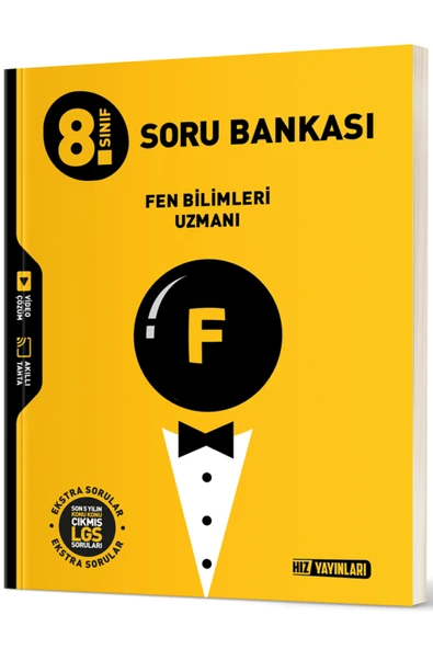 Evrensel İletişim Yayınları 8.Sınıf Hız Yayınları Fen Bilimleri UZMANI Soru Bankası / Video Çözümlü - YENİİ - Güncel ürün görseli 1